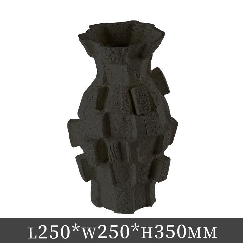 Wabi-sabi Irregular Art Vase for Modern