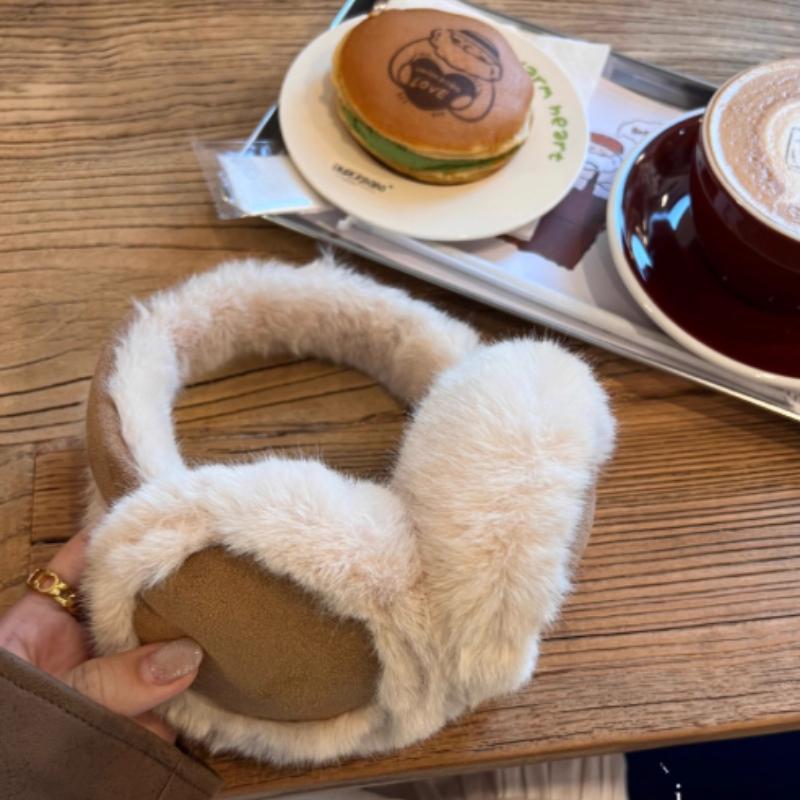 1-3PCS Women’s Winter Ear Warmers Plush Foldable Earmuffs Cozy Soft Ear Cover for Cold Weather Outdoor and Casual Wear