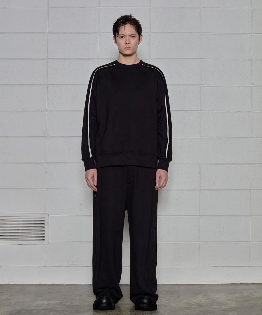 Digeunag Side Pleated Wide Pants (Black)