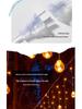 Outdoor Solar Starry Ice Ball Curtain Lights for B&B, Gazebos, Courtyards, and Balconies
