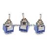 Rocker Switch MTS-102/103/202/203: Single/Double Pole, 3/6 Pins, 2/3 Positions