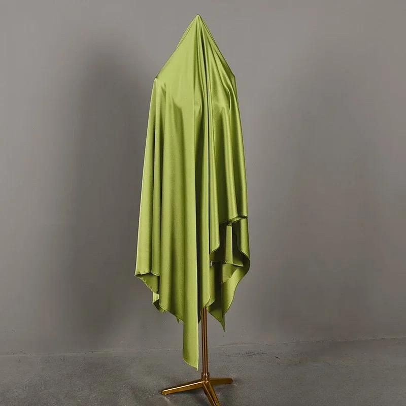 100x150cm Acetate Satin Fabric Double-sided Solid Color Glossy Smooth Skirt Strap Imitation Silk Cloth Apparel for Diy Sewing