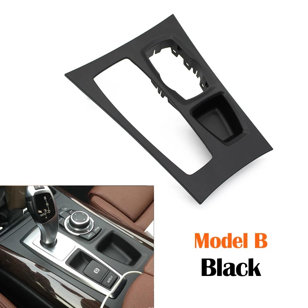 LHD Car Central Console Gear Box Shift Cover Panel Trim Replacement For BMW X5 X6 E70 E71 E72 2007-2013 51166954947 51169164485