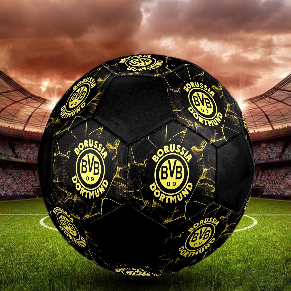 Borussia Dortmund Fußball Bunt Für Alle Altersgruppen Maschinengenäht PVC Wettkampfbereit Langlebig Hoher Rückprall.GRÖSSE5
