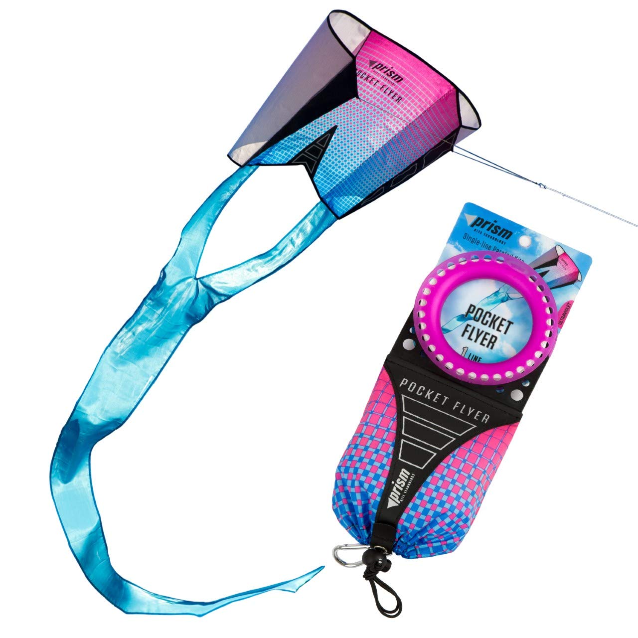 

Pocket Flyer Single Line Kite UV Protection - Ready to fly wherever your adventure takes you