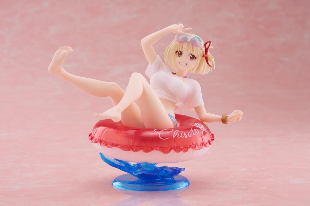 Nishikigi Chisoku & Inoue Takina Figures, Licorice Recoil Aqua Float Girls, Approx. 10cm, Set of 2