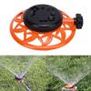 Lawn Sprinkler with Metal Decorative Base 8 Patterns Stationary Water Sprinkler for Watering Yard Lawn Garden
