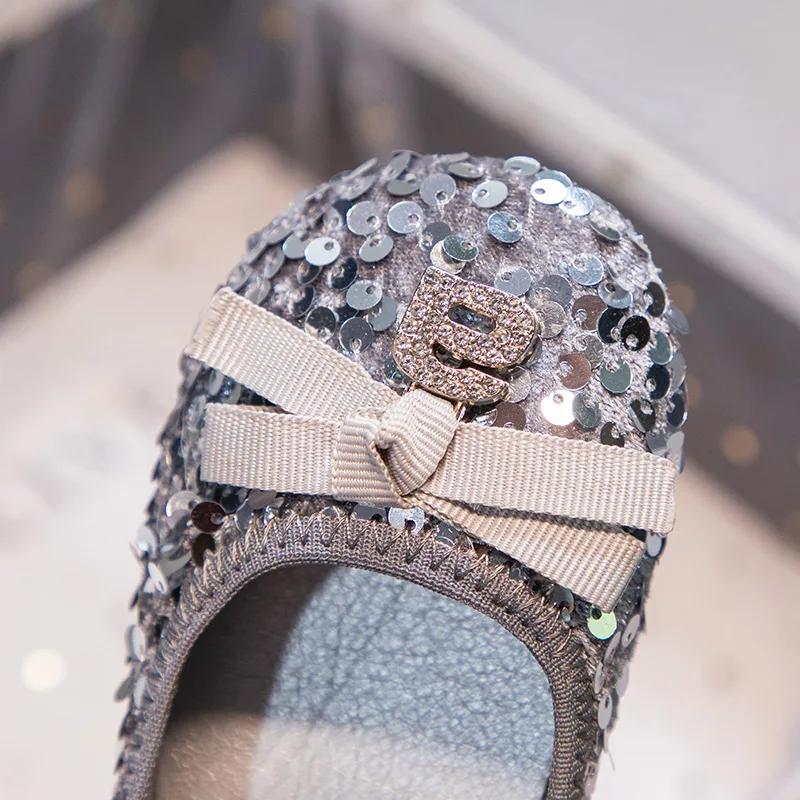 2024 Children Leather Shoes for Girl Autumn New Fashion Princess Soft Comfortable Anti-slippery Performance Versatile Dress Shoe