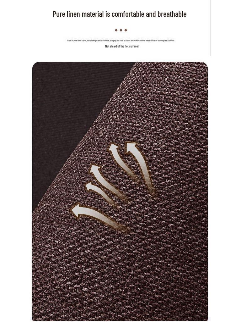 Breathable Linen Seat Covers for Geely Galaxy L7/LT MAX - Asian Games Phantom Design