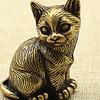 Cute Decorative Decorate Compact Animal Characters Toys for Home Cat Figurine