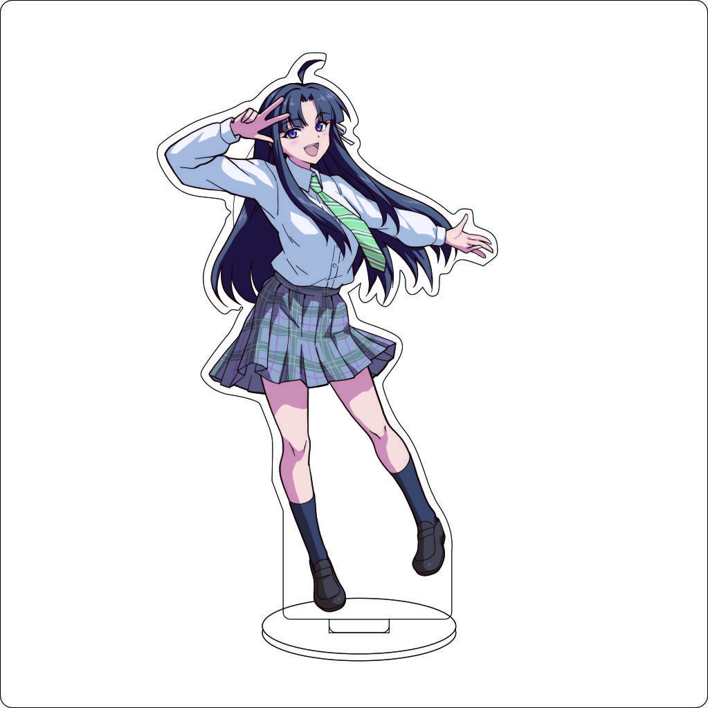16CM Anime GIRLS BAND CRY Cosplay Acrylic Ornaments SUBARU AWA KAWARAGI MOMOKA ISERI NINA Figure Stand Halloween Christmas Gifts