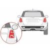 For BMW MINI R56 R57 R58 R59 New Taillight Cover Trim Black/Silver ABS 51132752243 51132752244 Easy tallation car accessories