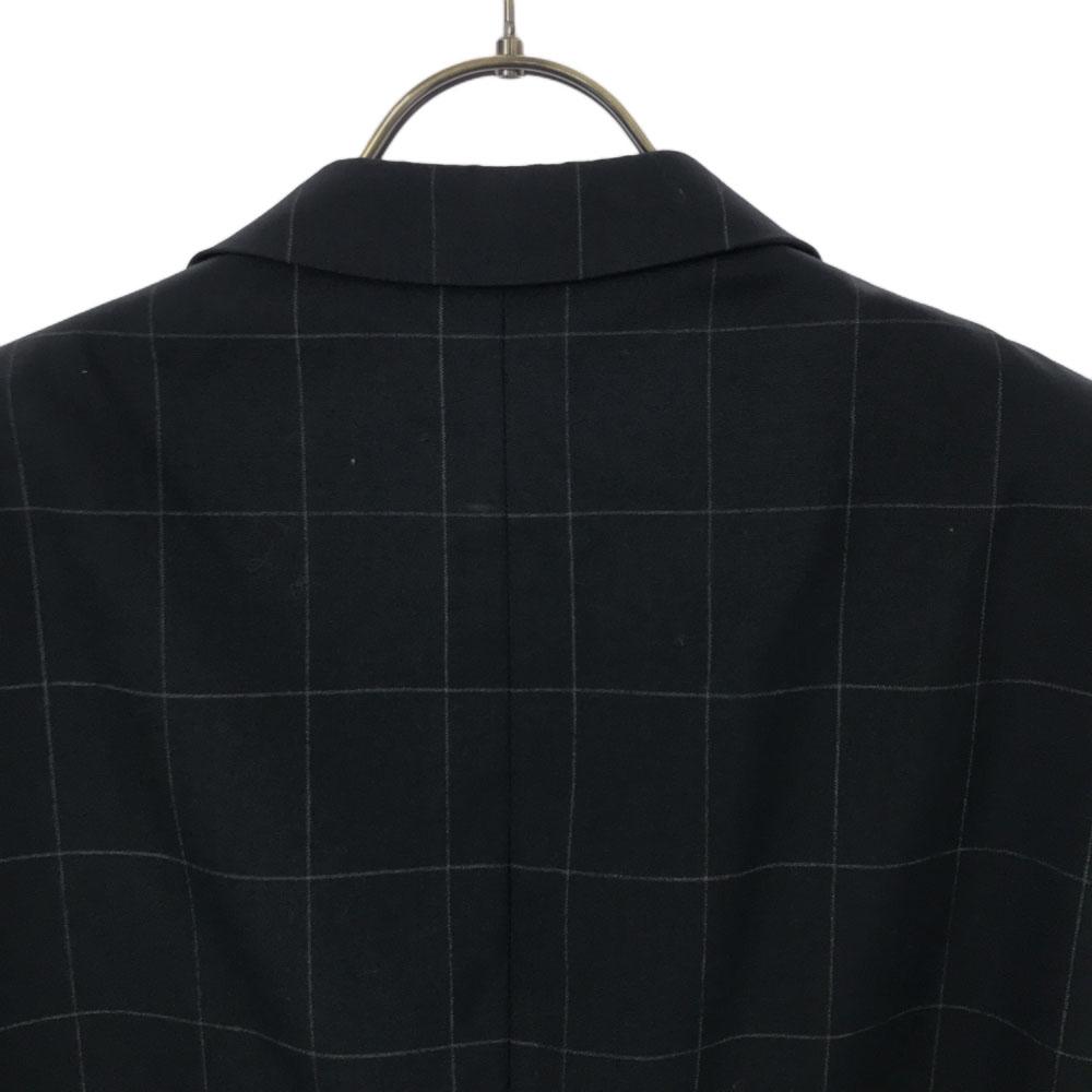 Paul Smith LONDON Grid pattern tailored jacket 90A4 black Men's Used