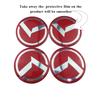 56mm 4PCS Car Wheel Center Hub Sticker Accessories for KIA K7 K9 K2 K3 K5 KX3 Rio Sportage Sorento Ceed RIO Soul Stinger