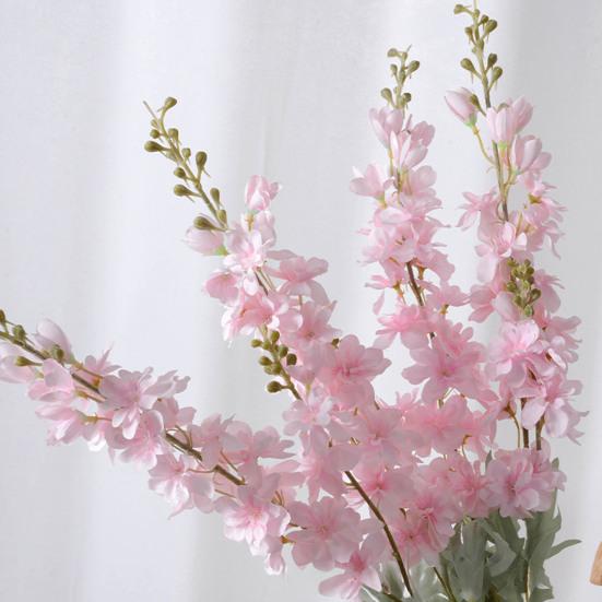 Fiore Artificiale per Vaso Resistente ai Raggi UV Fiore di Giacinto Finta Seta Stelo Lungo 34" Fiore Finto per Matrimonio Casa Ufficio Arrangement Floreale Primavera Estate