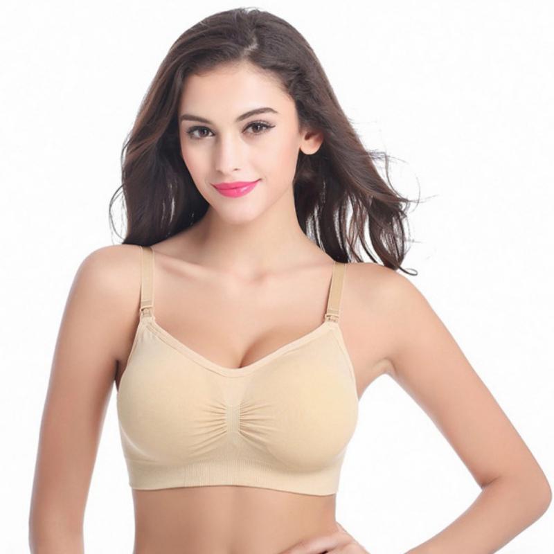 Maternity Bra Cotton Pregnant Mother Feeding Bra Nursing Push Up Bra