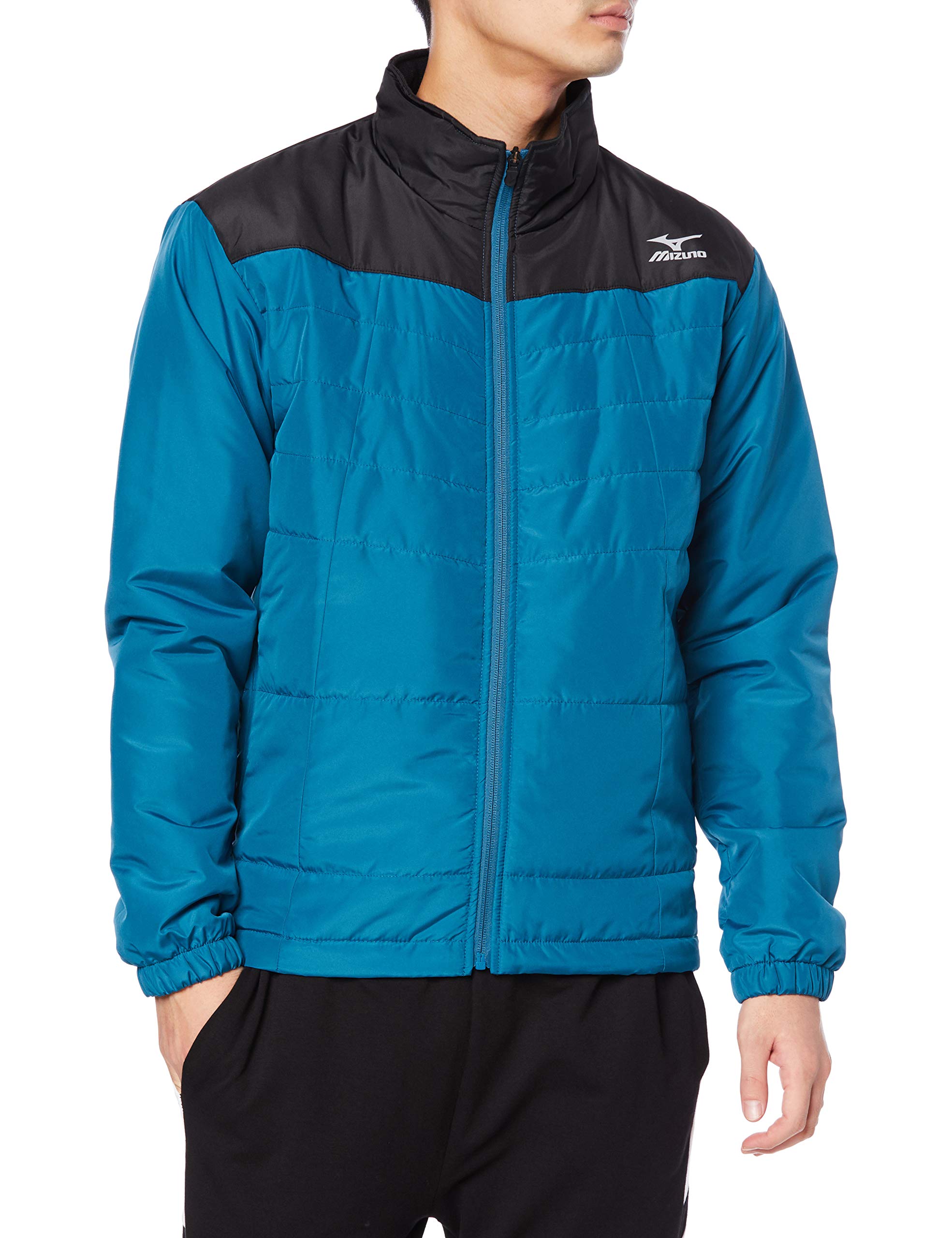 

Mizuno Padded Warmer Shirt Blue Size M Men s (K2JE0532), Sapphire/Black,
