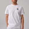 New Era New York Yankees Embroidered Loose Fit Short Sleeve T-Shirt Unisex tops White 14148861