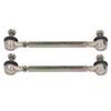 2 Pcs Tie Rod Ball Joint M10 10mm Thread Steel Alloy Sway Bar End Set for 50cc 70cc 90cc 110cc ATV Four Wheeler Quad