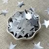 25MM Silver Edge Pentagram PET Star Sequins Single Hole Eco-Friendly DIY Jewelry Accessories