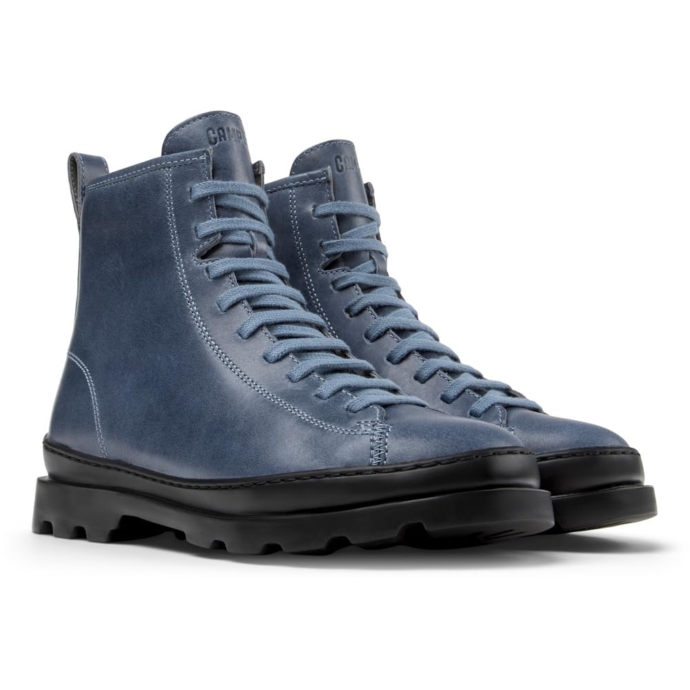 Camper BRUTUS K400325 Lightweight Lace-up Boots, Gray_T99