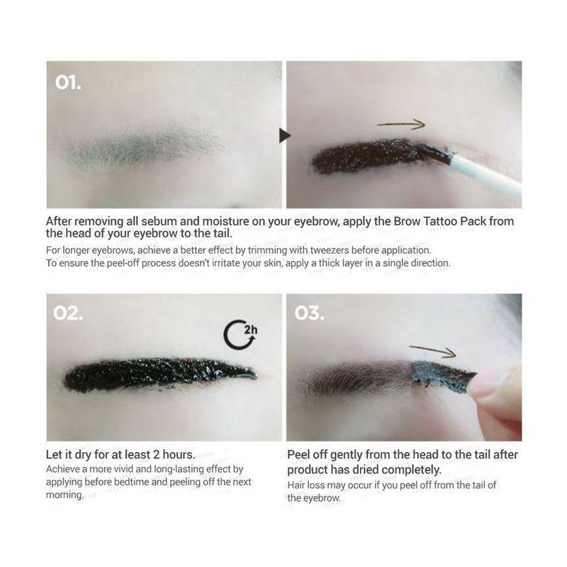 Berrisom - Oops My Brow Tattoo Pack - 3 Colors