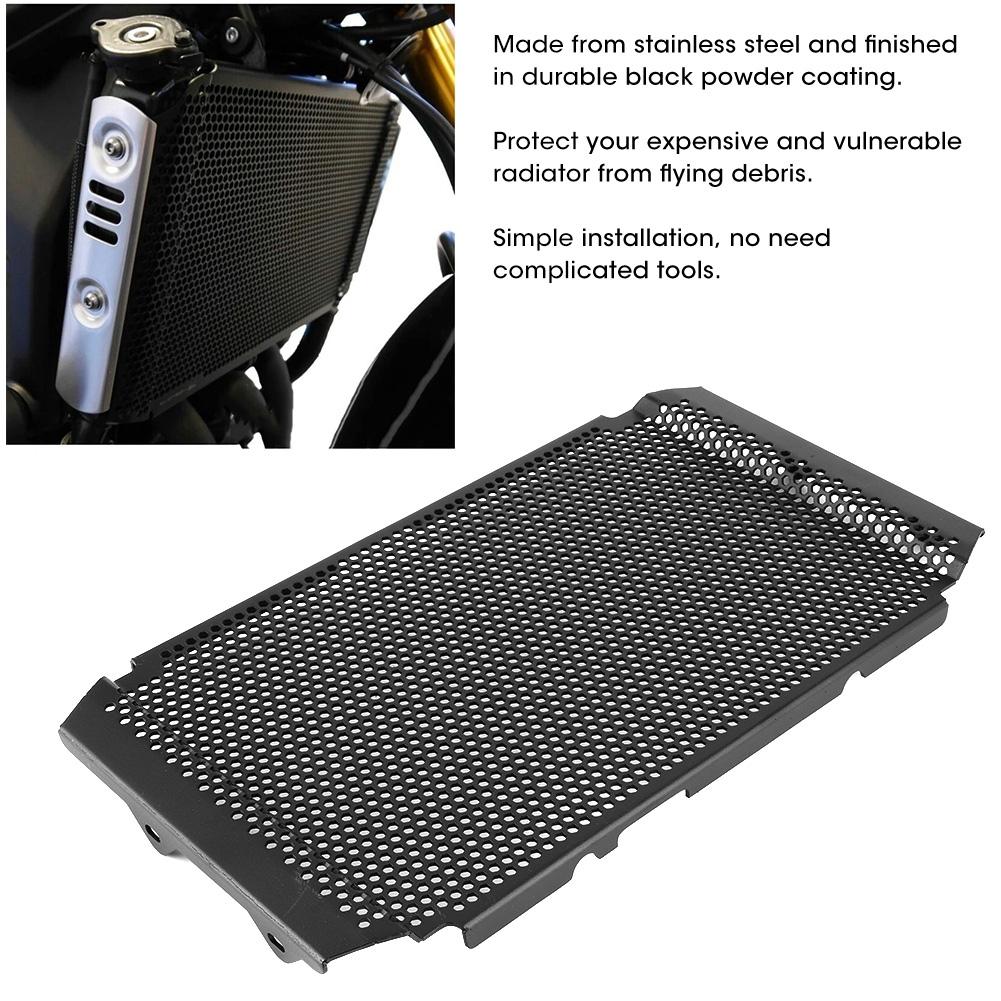 Stainless Steel Radiator Grille Guard Cover Protector Fits for Yamaha FJ09  MT09 20152020