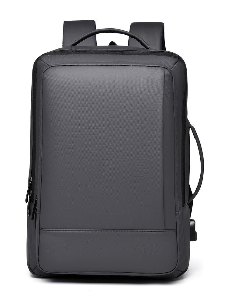 Plecak z ładowaniem USB męski wielofunkcyjny plecak na podróż służbową odporny na zachlapania rozszerzany torba na komputer plecak szkolny