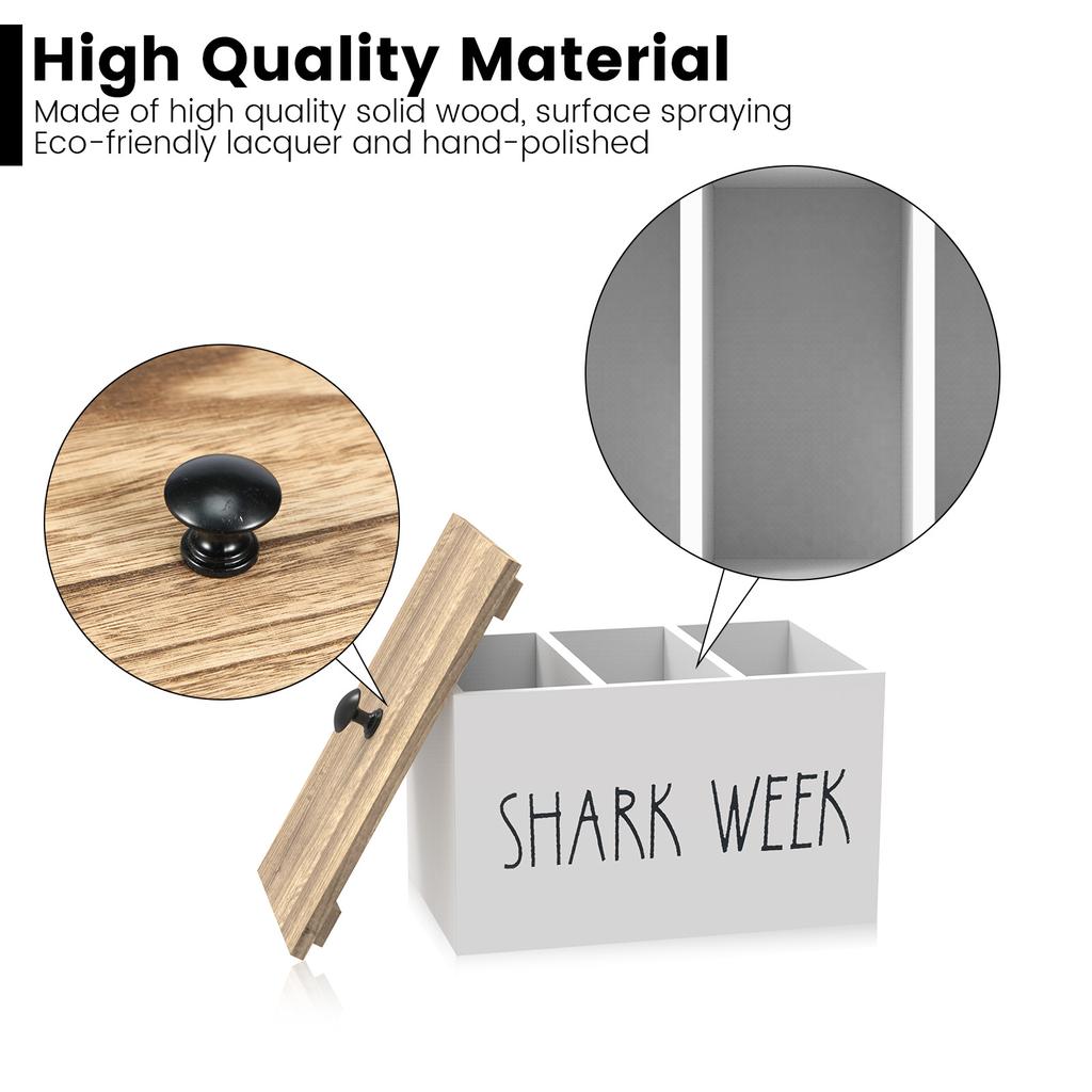 Cotton Pads Storage Box Wood Tampon Container Cotton Swab Holder Cosmetic Organizer Case with Lid Bathroom Organizer Dispenser