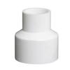 Acoplamiento Recto Reductor de PVC 1/2" a 3/4" Conector de Accesorio para Tubo de Plástico