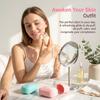 Reusable Facial Ice Roller Silicone Massage Tool Skin Soothing Puffiness Relief for Morning Routine