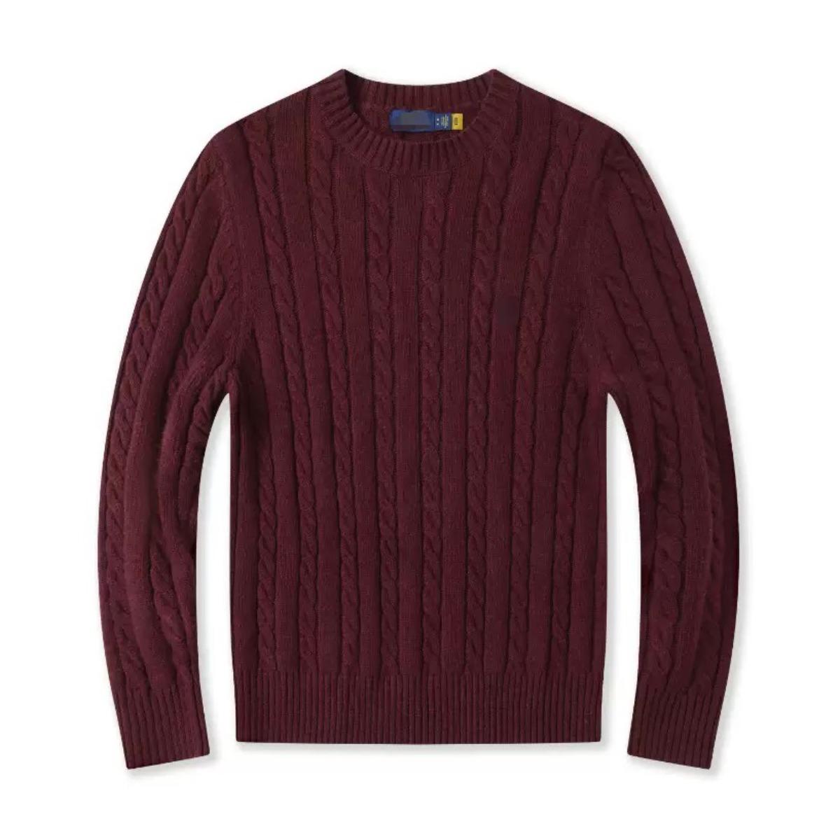 

BeatStreet Вишивка Модний Светр Чоловіки та Жінки Класичний Paul Мода Жаккард Осінь/Зима Круглий Виріз Теплий В язаний Пуловер S