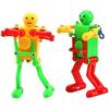 12 Pcs Funny Spring Wind-up Dancing Toy Set, Kids' Role Playing Robot Figures for Easter Egg, Christmas, Party Favors