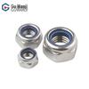 304 Stainless Steel Anti-Loosening Self-Locking Nut with Fine Thread and Reverse Thread Options (Sizes: M4, M5, M6, M8).