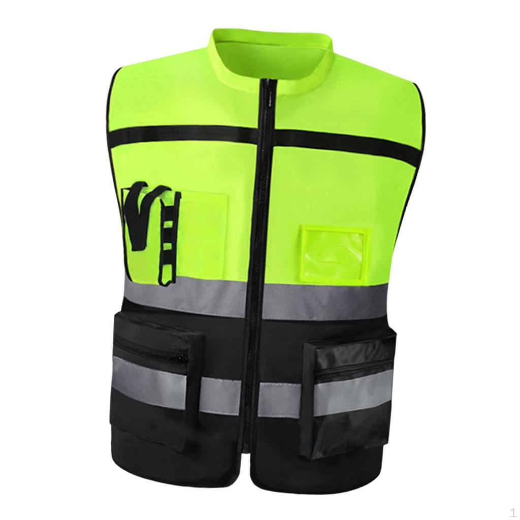 Vest for Road Use, Cycling, and Warehouse Tasks