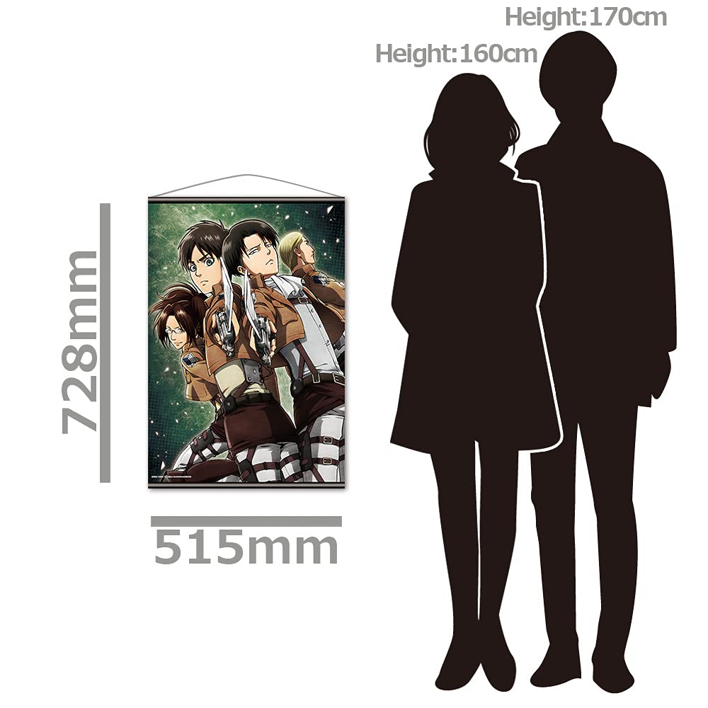 Attack On Titan B2 Tapestry E [Eren & Levi & Erwin & Hange]