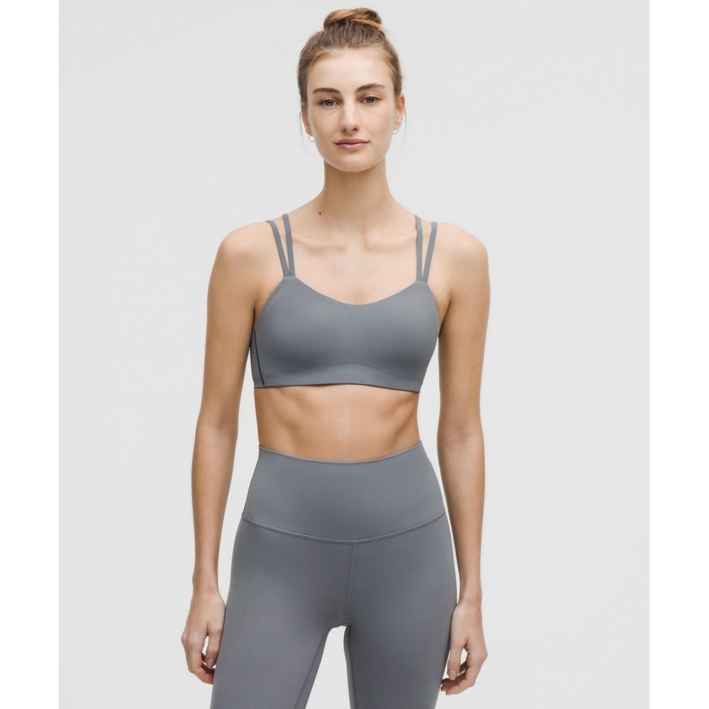 

Lululemon Like A Cloud BrA Light Support B C Cup solAr Grey 8