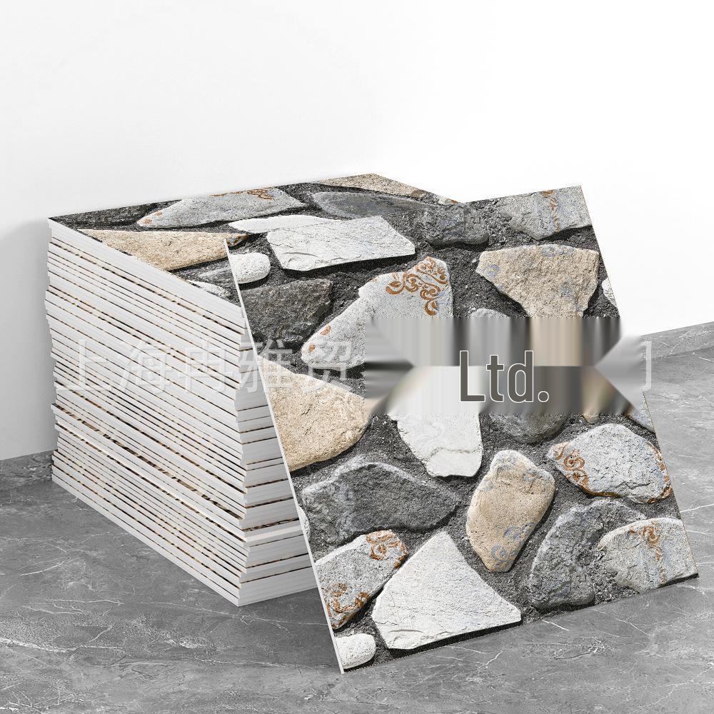 Fliesenimitat 3D Wandaufkleber: Selbstklebende Aluminium-Kunststoff-Paneele für Badezimmer- und Küchenrenovierung.