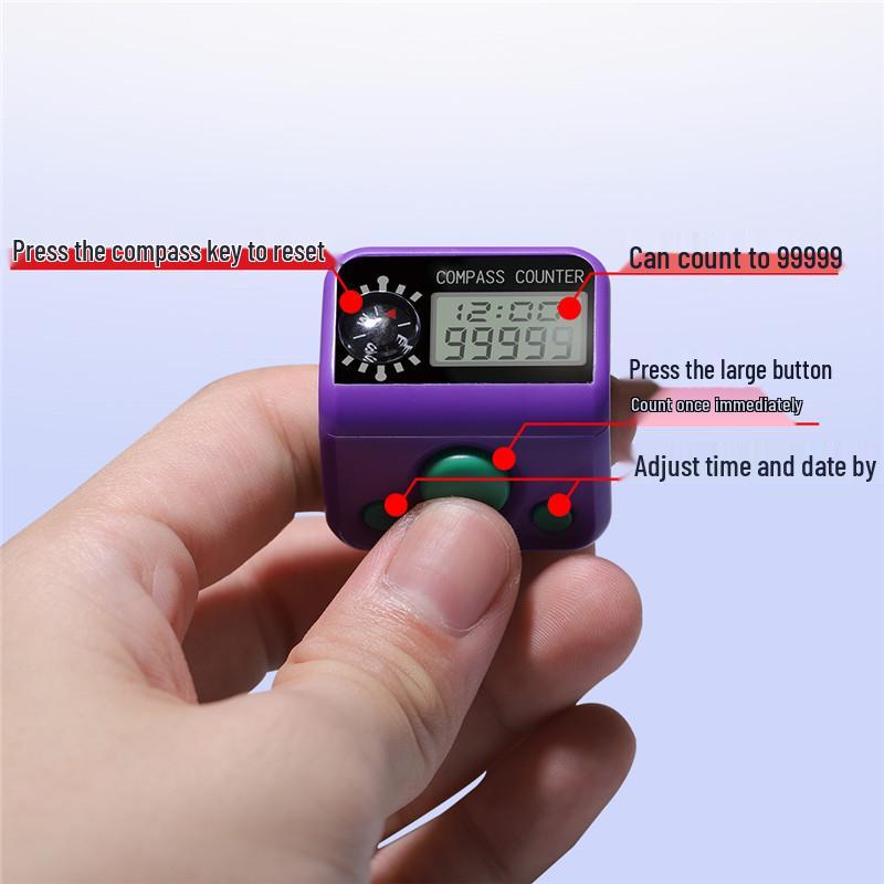 Electronic Finger Ring Manual Counter