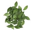 100Pcs Fake Fabric Leaves Artificial Green Lightweight Soft for DIY Garland Wedding Party Scrapbook Craft Decoration