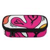 Pencil Pouch High Capacity 300D Polyester Full Zipper Closure with Mesh Pocket Removable Divider and Pen Slots for Classroom Use