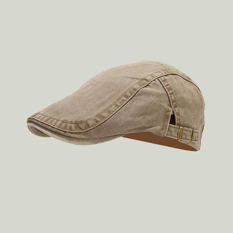 

Casual Simple Beret Korean Version Retro Front Hat Four Seasons British Wind Cap