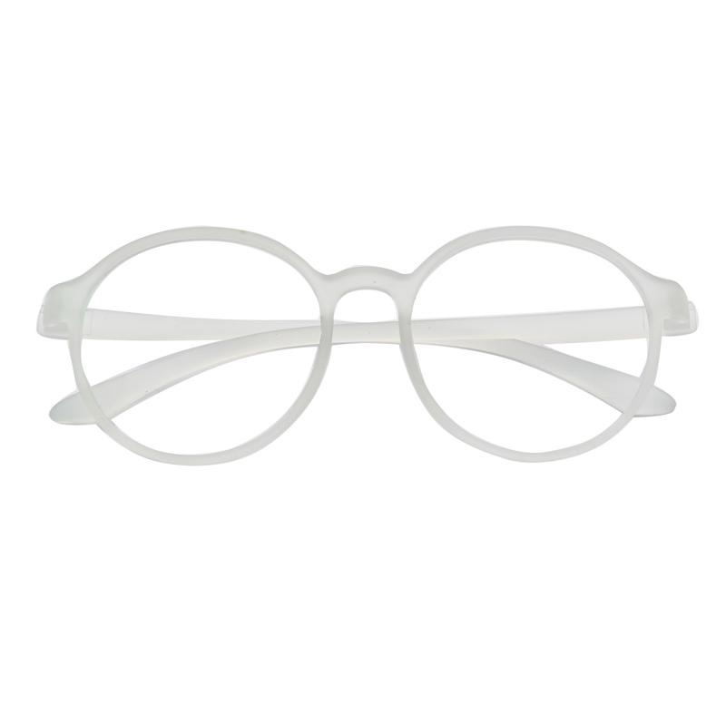 New Fashion Ultralight TR90 Round Glasses for Women Soft Comfortable Retro Anti Blue Light Protection