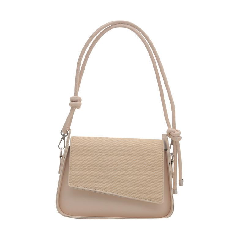 Chic And Stylish 2024 Korean Women's Handbag Color Block Design Shoulder Bag