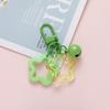 2pcs Korean Version of Ins Small Fresh Color Small Star Bell Keychain Candy Color Keyring Pendant Women Bag Keychain Accessories