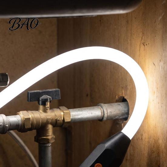 Adjustable Brightness Maintenance Light Flexible LED Flashlight Stick, Bendable Rechargeable Work with Brightness, Portable Cordless Inspection