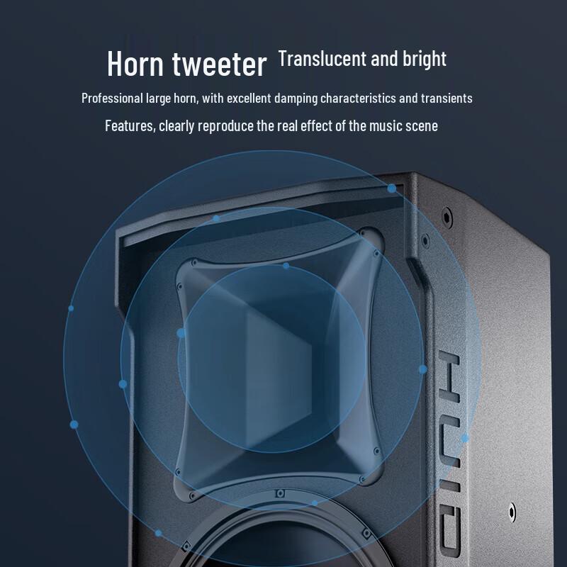 HuiDu EM-121 Professional Full-Range Stage Speaker CN plug (adapter included)