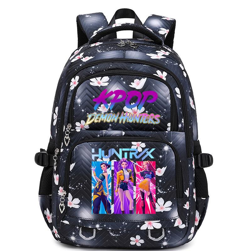 Kpop Korean version of small fresh backpack, college style trend, primary and secondary school student schoolbag, light and large capacity
