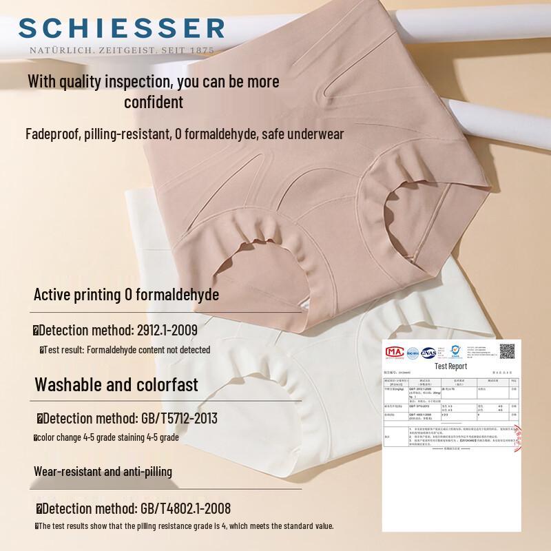 Schiesser Women's Ice Silk High-Waist Tummy Control Panties