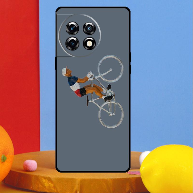 Bike Cycling Art Cover For OnePlus Nord CE 4 2 3 Lite N30 N10 N20 OnePlus 13R 13 12 12R 11 10 Pro 10T 8T Case